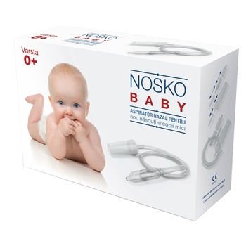 Aspirator nazal Nosko pentru nou nascuti si copii, Nosko Baby Aspirator nazal Nosko pentru nou nascuti si copii, Nosko Baby