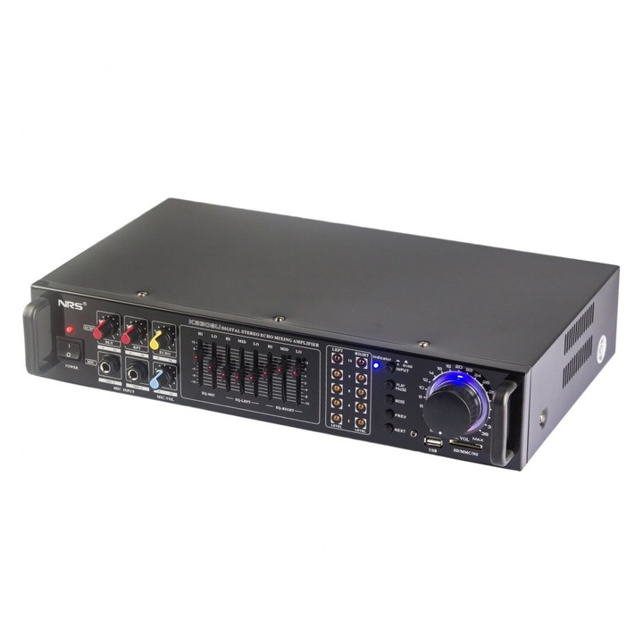 Amplificator audio Viliodor , Iesire audio dublu , Jack 6.3 mm , Negru .