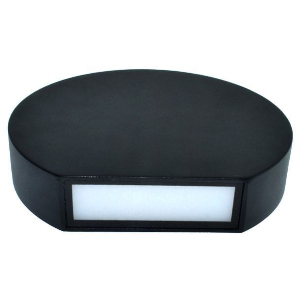 Aplica led perete semicerc 7w alb rece / alb cald