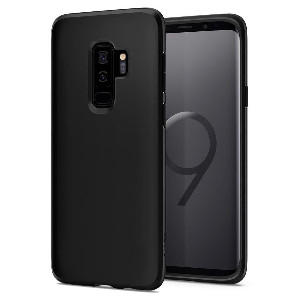 Husa SPIGEN pentru Samsung Galaxy S9 Plus (G965) Liquid Crystal Silicon Neagra