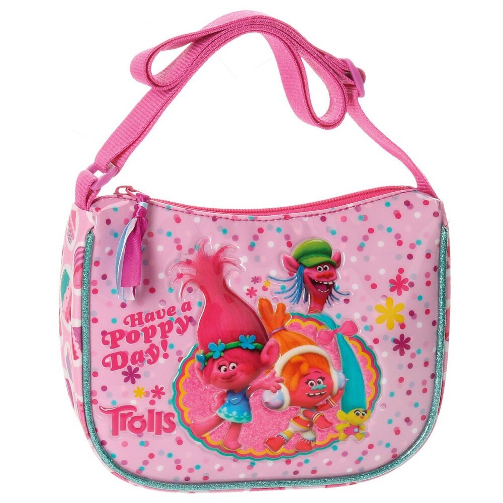Geanta umar 19 cm, microfibra Trolls Happy