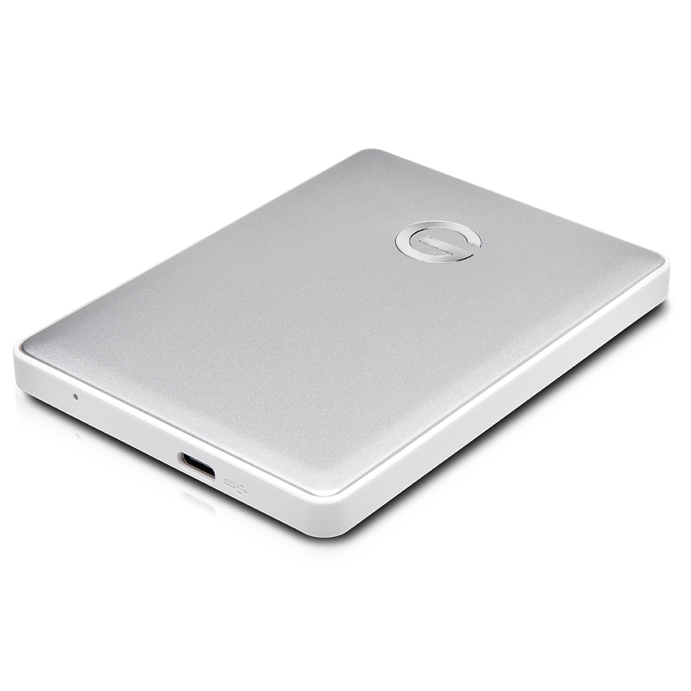 HDD extern G-Technology G-Drive mobile V2 1TB, USB-C, Argintiu