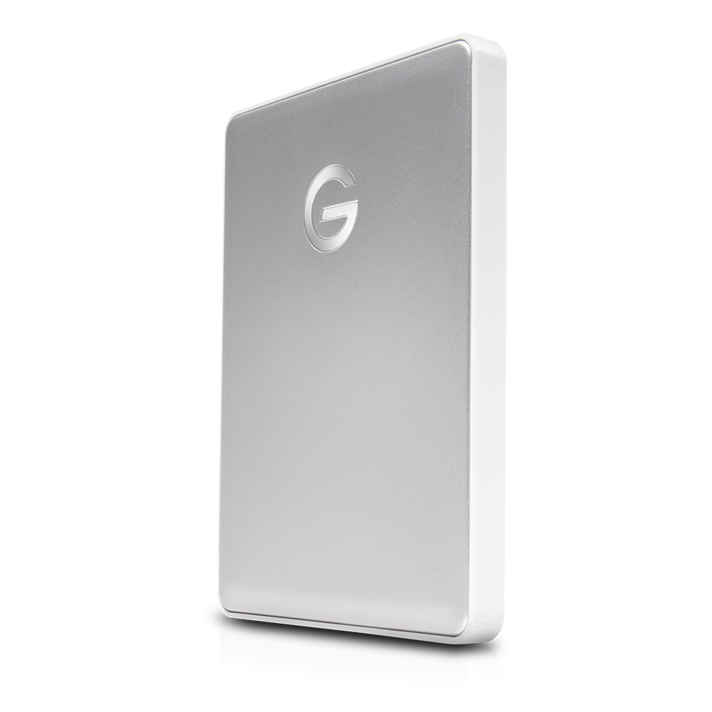 HDD extern G-Technology G-Drive mobile V2 1TB, USB-C, Argintiu