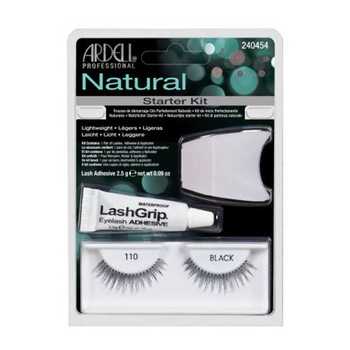 Kit Gene false, din par natural, adeziv si aplicator, Ardell Fashion Lash Starterkit 110 Kit Gene false, din par natural, adeziv si aplicator, Ardell Fashion Lash Starterkit 110