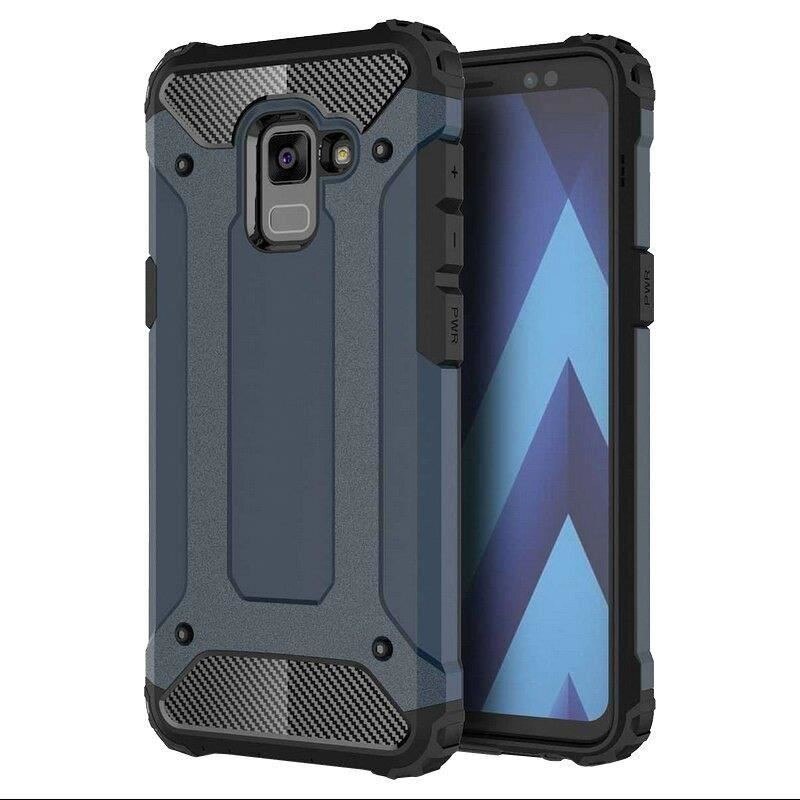 Husa Samsung Galaxy A8+ Plus 2018 -Iberry Armor Hybrid Navy