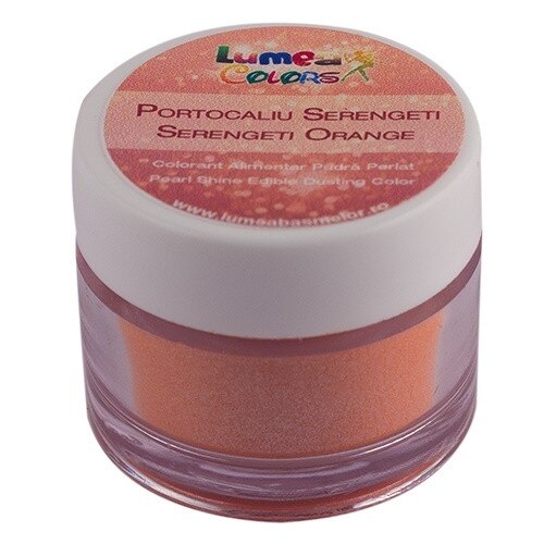 Colorant alimentar pudra perlat portocaliu, 2.5 g - Lumea Colors