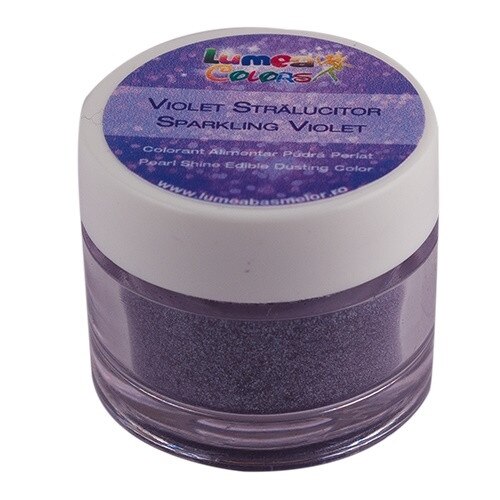 Colorant alimentar pudra perlat Violet, 2.5 g - Lumea Colors