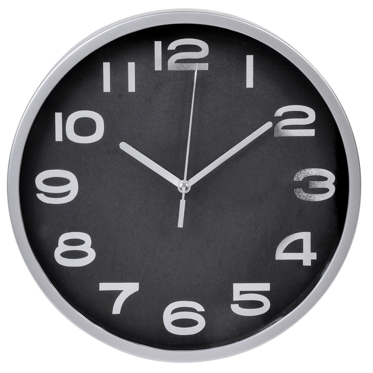 Ceas de perete, Zola®, Rotund - All black