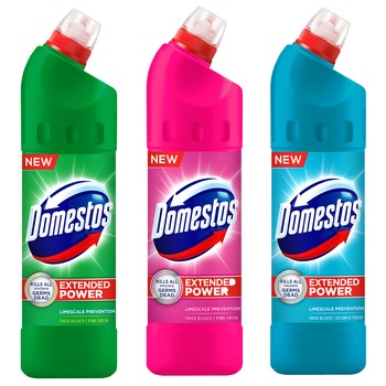 Pachet Promo Domestos Trio Mix Extended Power, 3 x 750ml Pachet Promo Domestos Trio Mix Extended Power, 3 x 750ml