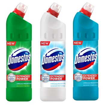 Pachet Promo Domestos Trio Mix 1 Extended Power, 3 x 750ml Pachet Promo Domestos Trio Mix 1 Extended Power, 3 x 750ml