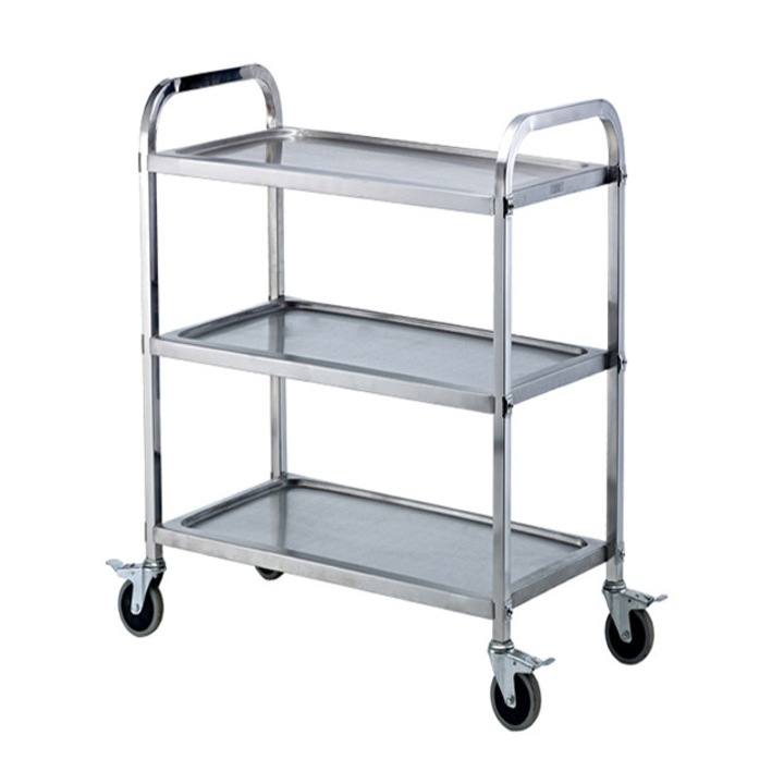 Carucior servire metalic multifunctional RAKI 3 polite mic 75x40x82,5cm