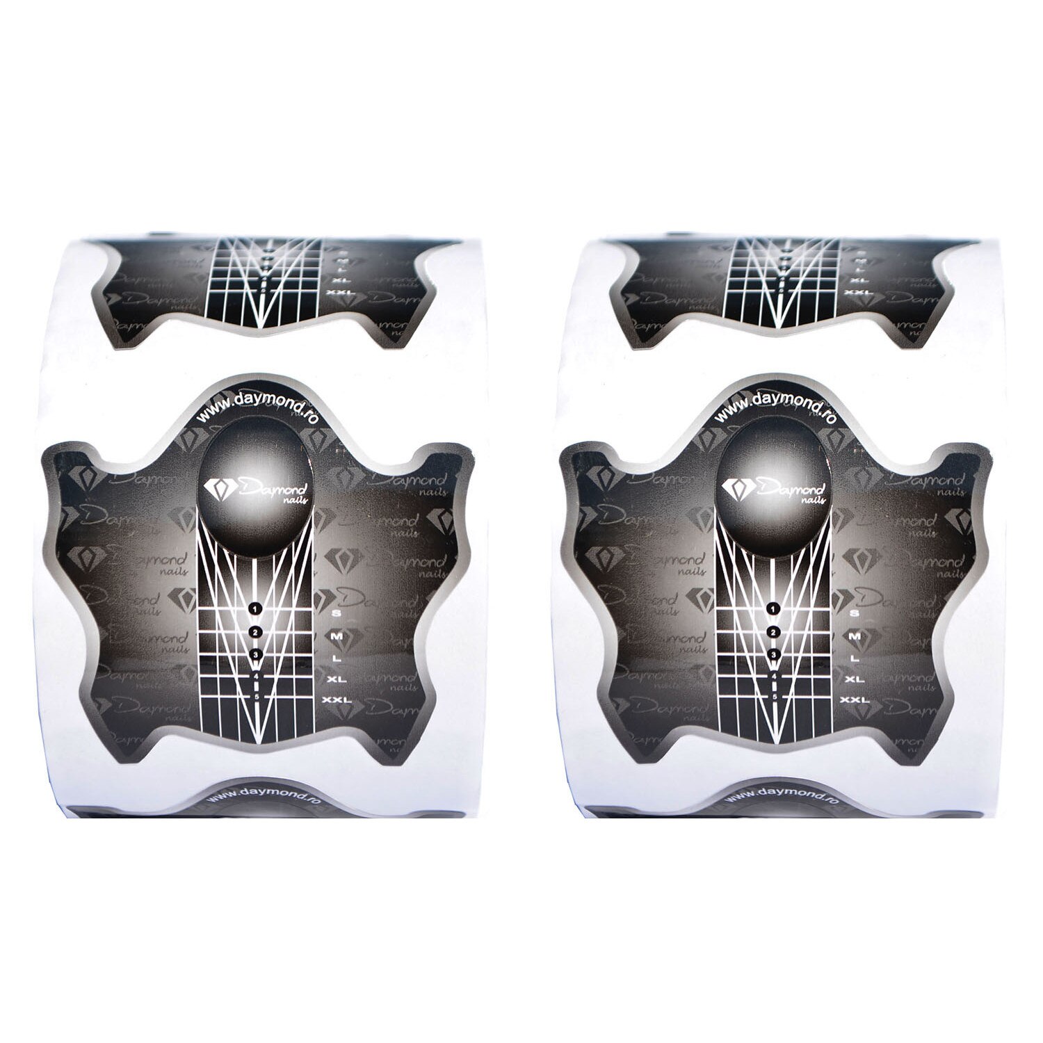 Sabloane constructie Daymond Nails Fluture set 2 buc