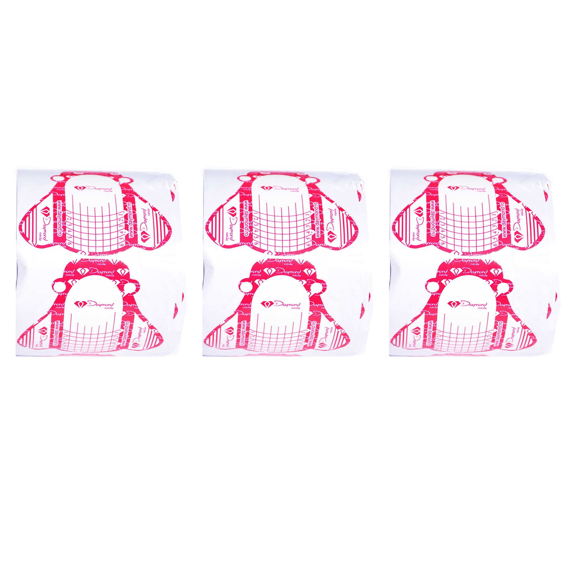 Sabloane constructie Daymond Nails Albina set 3 buc