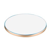 incarcator wireless fast charging pad qi pentru iphone 8 si iphone x samsung galaxy s6 s7 edge note 5 round gold white imagen 3_0_
0