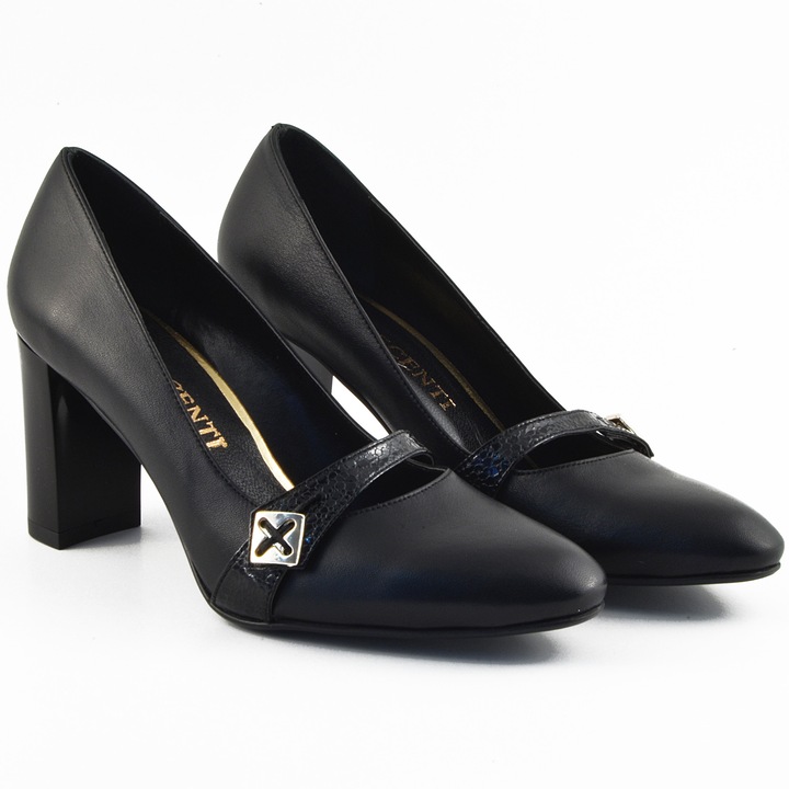 Pantofi dama Rinascenti, 285, Negru, 39