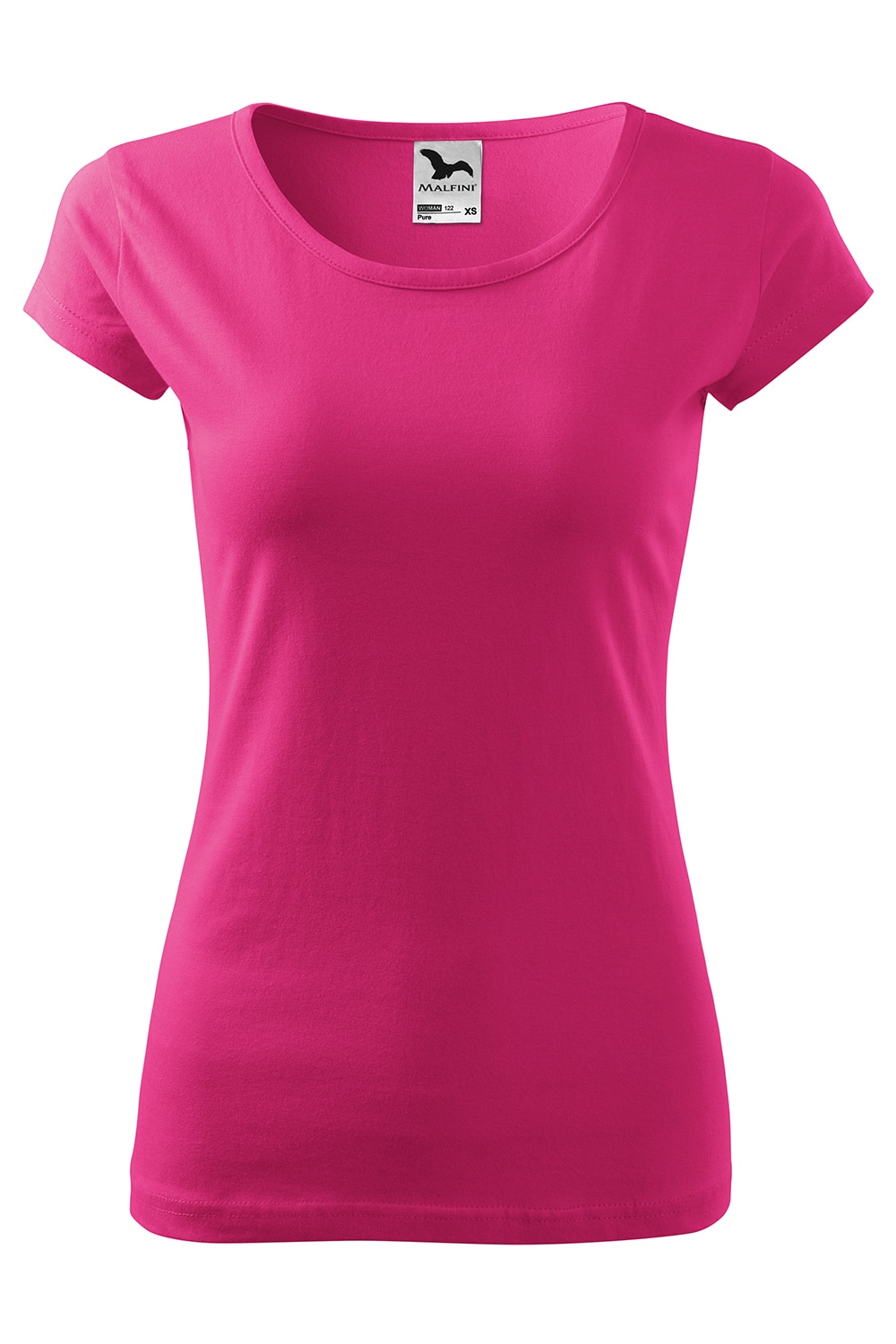 Tricou de dama Pure cu maneca scurta,bumbac,Purpuriu, Purpuriu