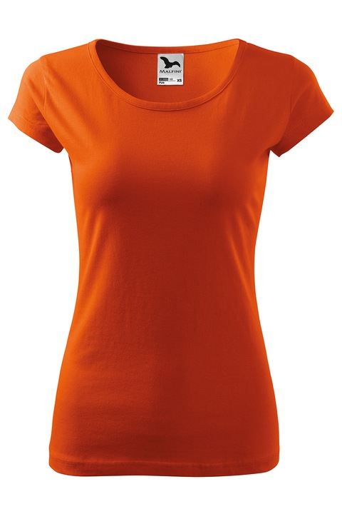 Tricou de dama Pure cu maneca scurta,bumbac ADLER, Portocaliu