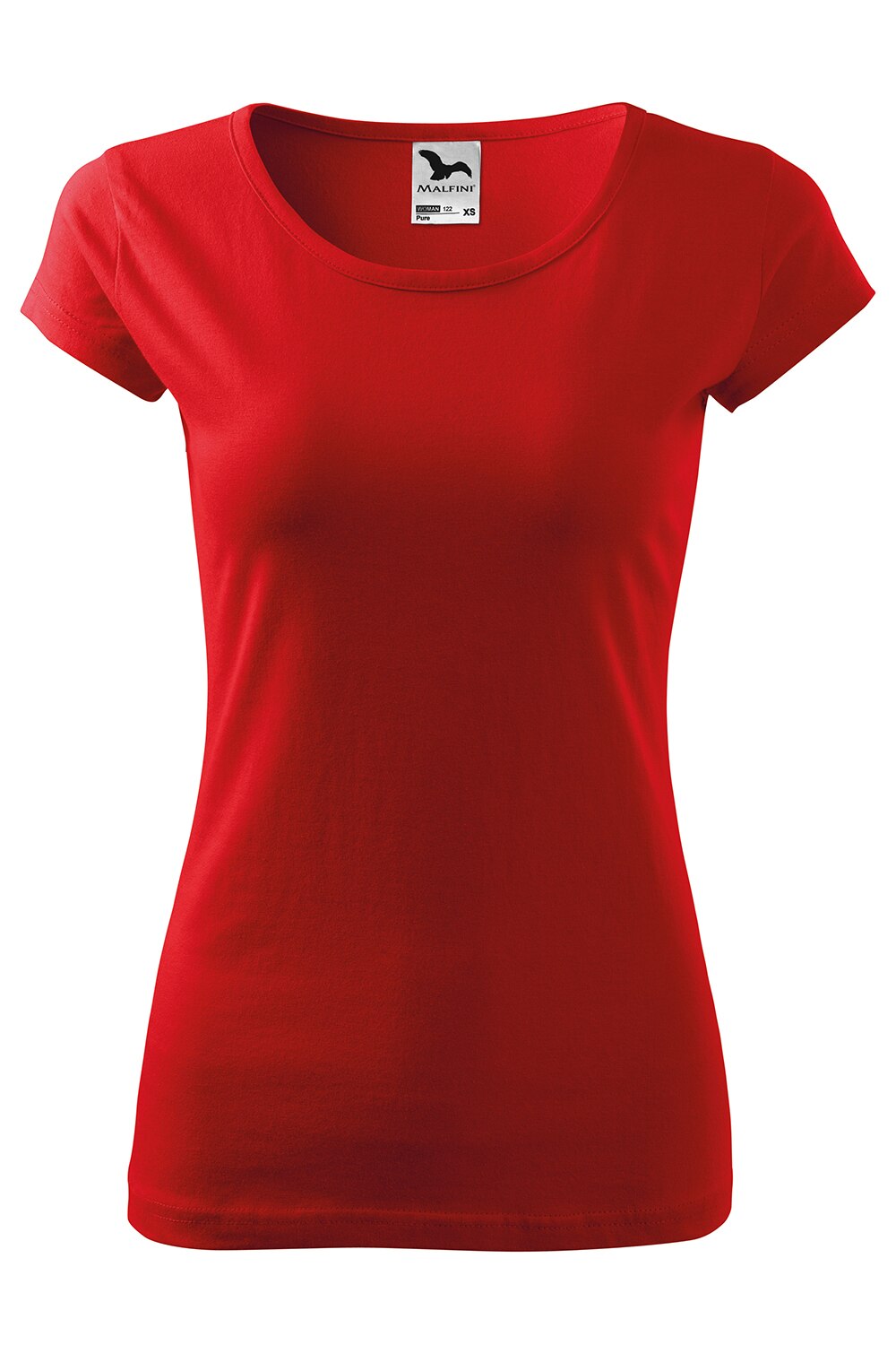 Tricou de dama Pure cu maneca scurta,bumbac ADLER, Rosu
