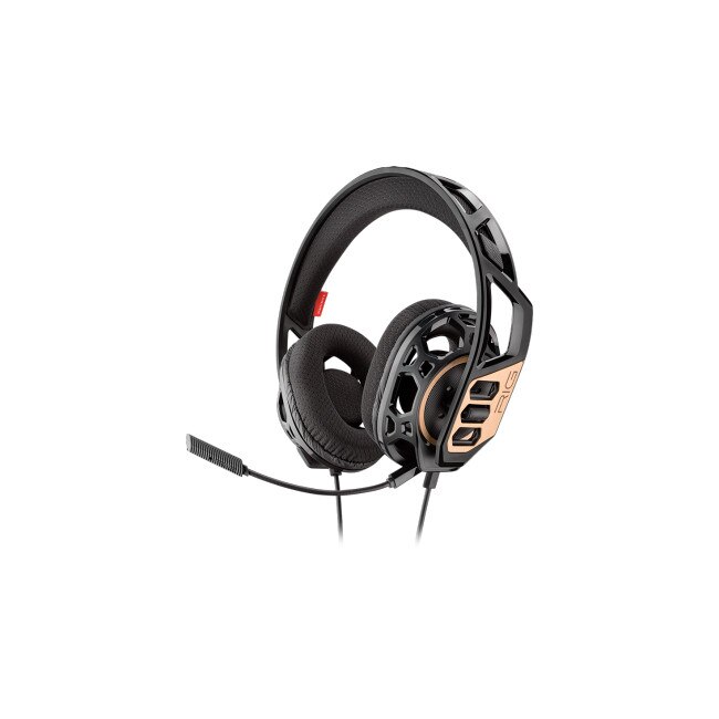 Casti gaming Plantronics, RIG 300, Microfon, Negru/Auriu