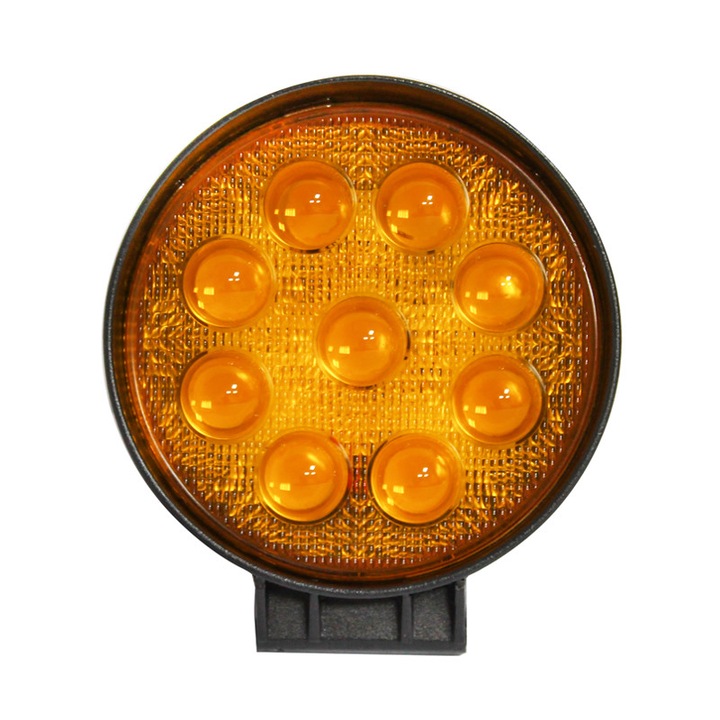 Lampa ceata 9 LED-uri galbena, unghi de radiere 30°