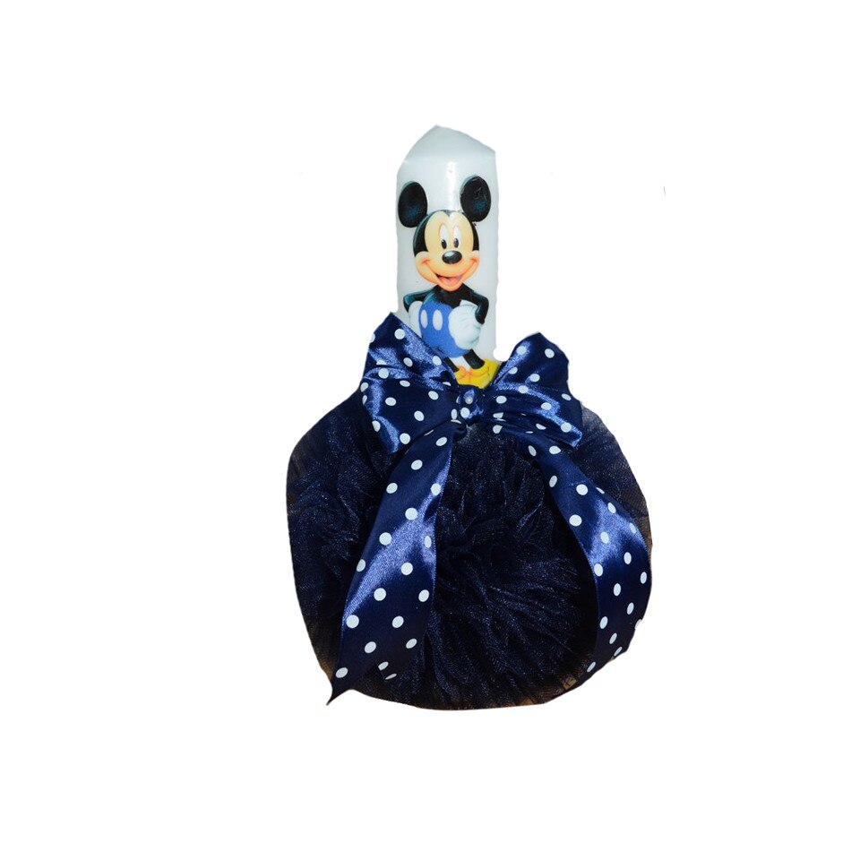 Lumanare botez NN LBTMM6-B, Bleumarin