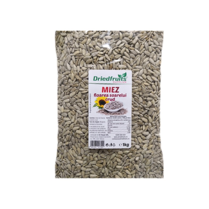 Miez floarea soarelui crud - 1 kg