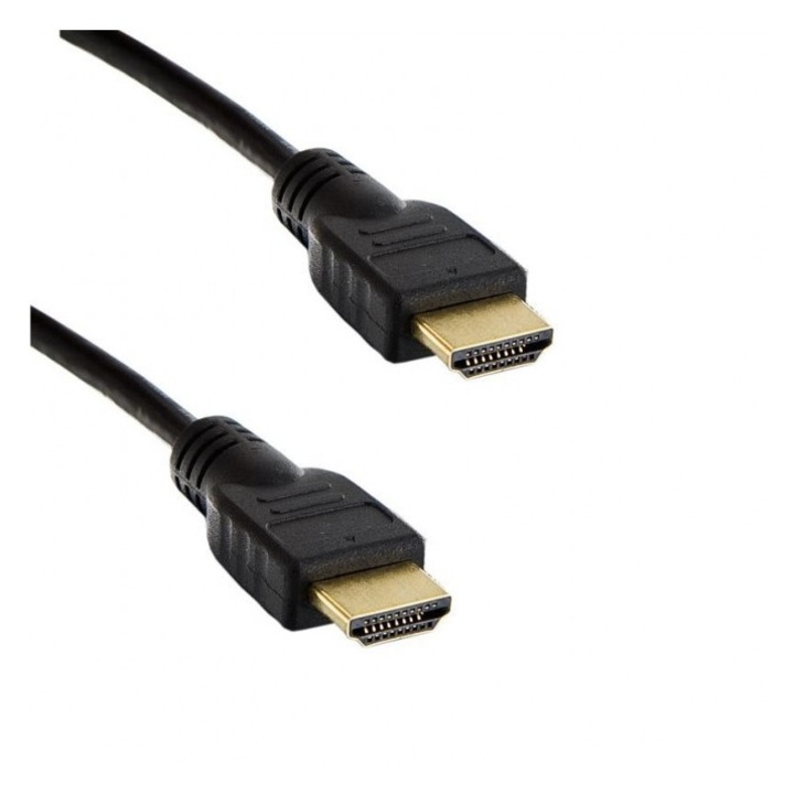 Cablu 4World Cablu HDMI - HDMI High Speed cu Ethernet (v1.4), 3D, HQ, negru, 15m