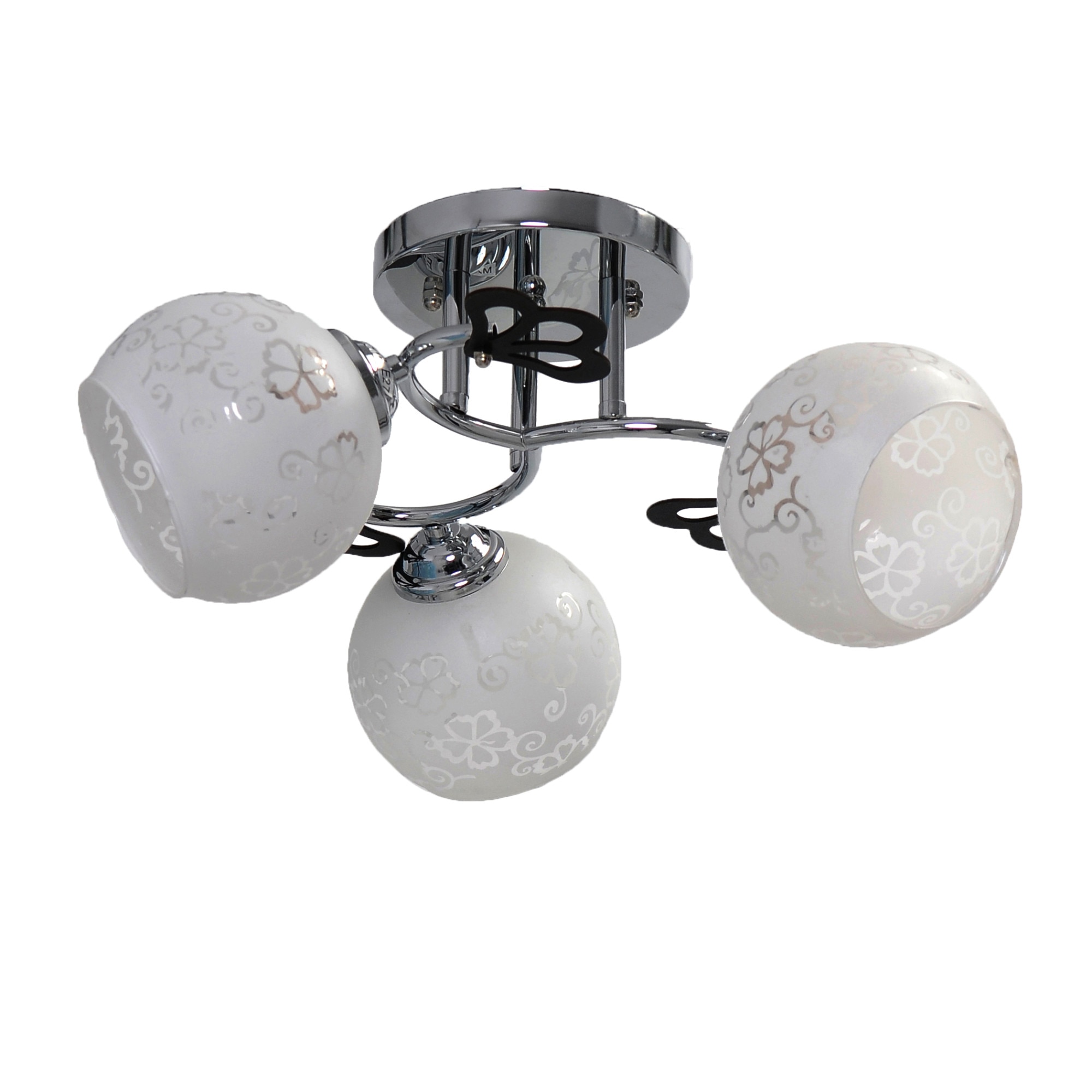 Candelabru Nikom NG 6206-3, E27, 3x40W, , 220V, alb, crom