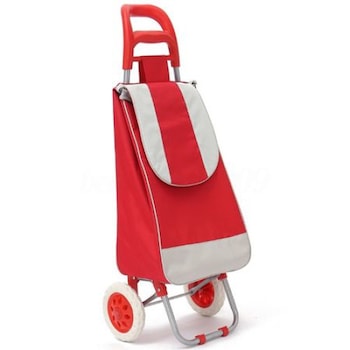 Carucior de piata cu 2 roti, Material sac Polyester, cadru din metalic ssss Carucior de piata cu 2 roti, Material sac Polyester, cadru din metalic ssss