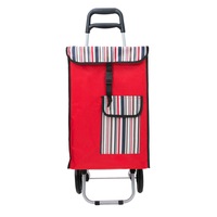 Carucior de piata Grunberg cu 2 roti BF205 Rosu