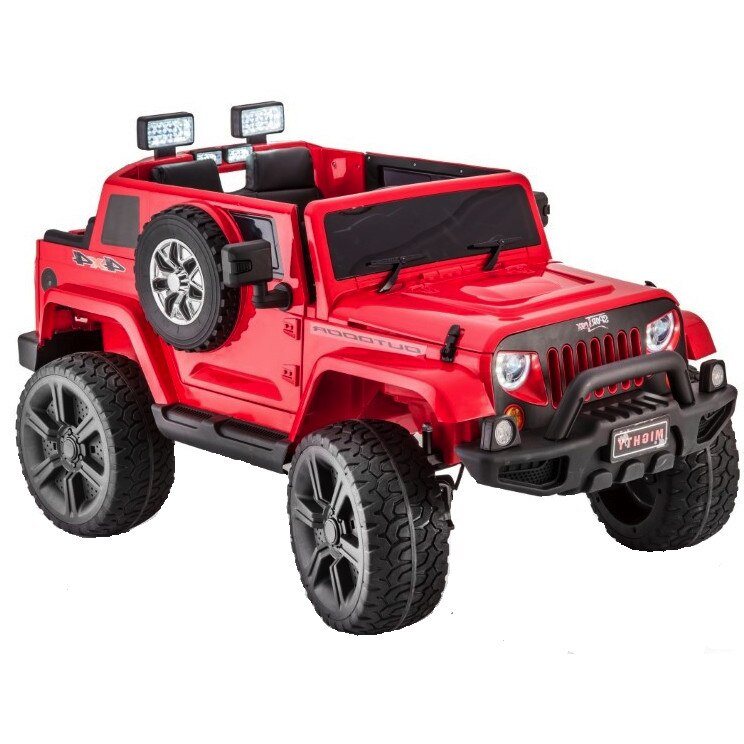 Masinuta electrica Jeep Mighty 4x4, rosu