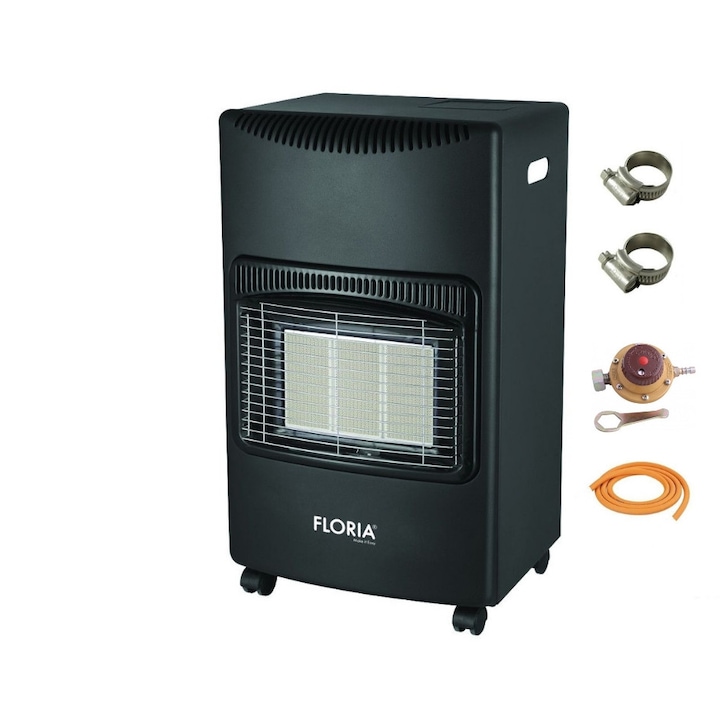 Soba pe Gaz Floria, import Turcia , 4200W , 3 trepte de caldura + kit instalare
