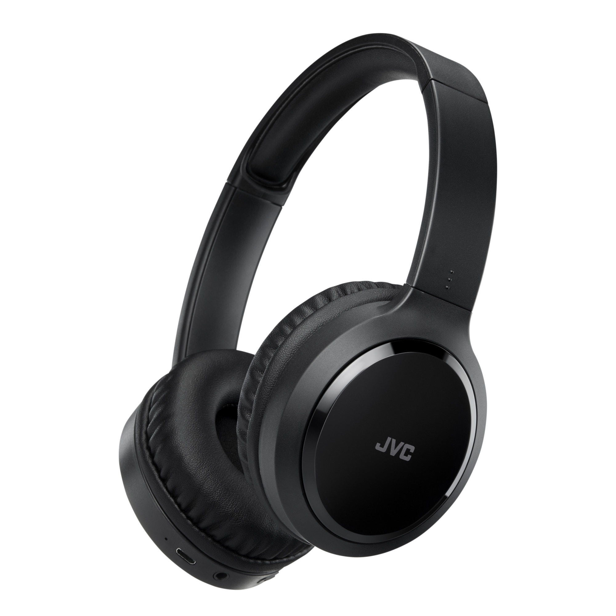 Casti Audio On Ear JVC HA-S80BN-B-E, Wireless, Bluetooth, Noise cancelling, Microfon, Autonomie 16 ore, Negru