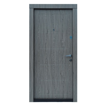 Usa Exterior Apartament Sagan Culoare Pin Carpatic Bej Gri Deschidere Dreapta 88 X 202 Cm Structura Otel Inoxidabil Placat Cu Mdf Emag Ro