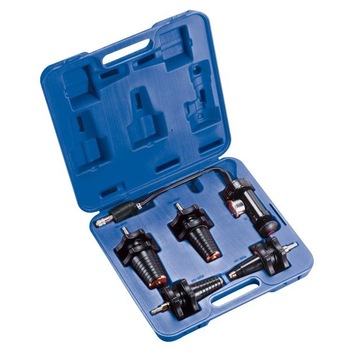 Set 5 piese Tester diagnosticare presiune sistem racire motor auto Set 5 piese Tester diagnosticare presiune sistem racire motor auto