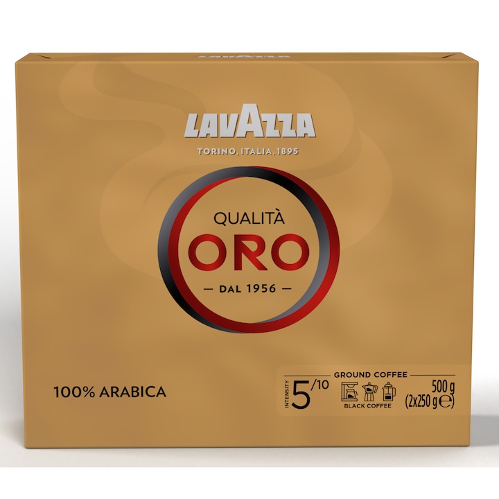 Мляно кафе Lavazza Qualita Oro Ground, 2 x 250 гр.