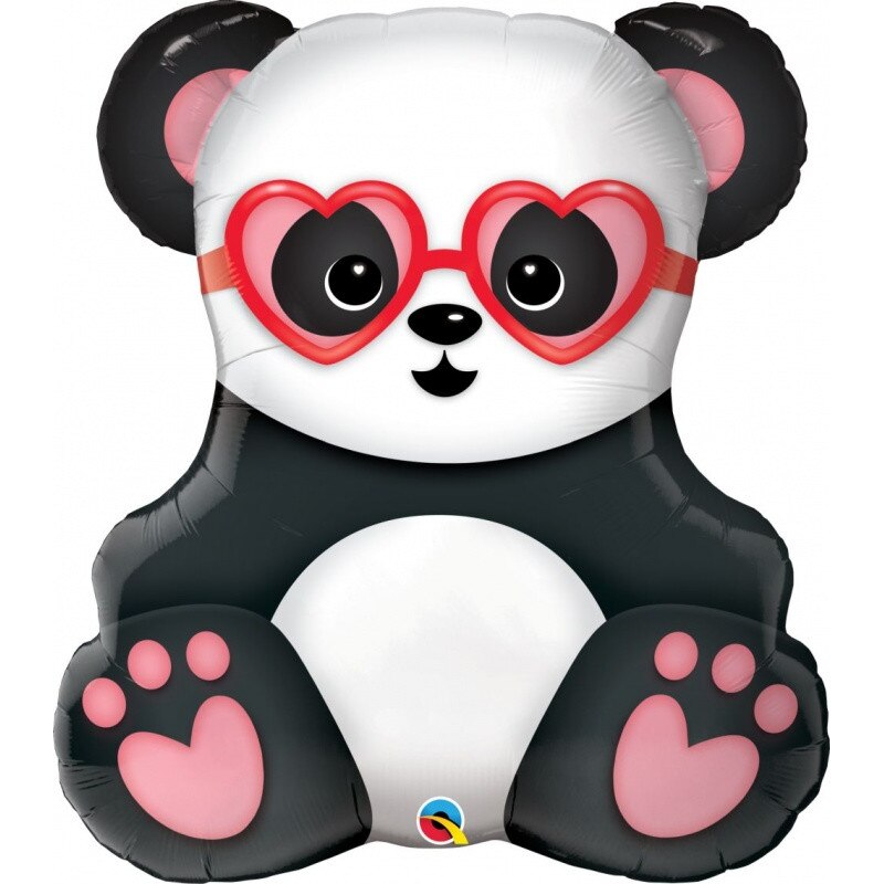 Balon Folie Figurina Urs Panda - 81 cm, Qualatex 54882