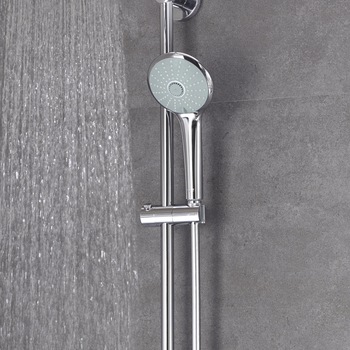 Sistem dus pentru cada cu termostat Grohe Euphoria 260, 3 pulverizari, furtun 1750 mm, brat rotativ, SafeStop, anti-calcar, crom Sistem dus pentru cada cu termostat Grohe Euphoria 260, 3 pulverizari, furtun 1750 mm, brat rotativ, SafeStop, anti-calcar, crom