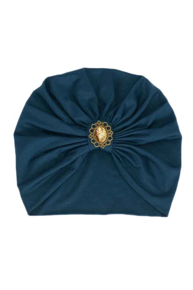 Turban pentru femei, turcoaz verzui inchis