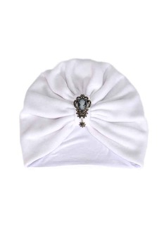 Turban de iarna, alb, pentru femei Turban de iarna, alb, pentru femei