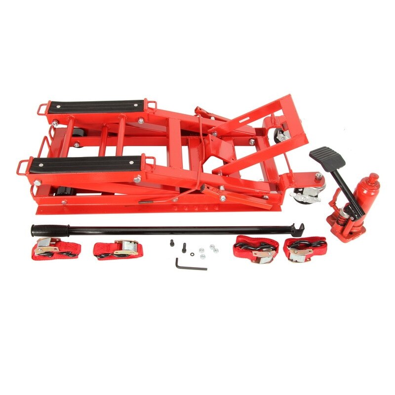 Elevator motociclete monocoloana hidraulic 680kg 140-410mm