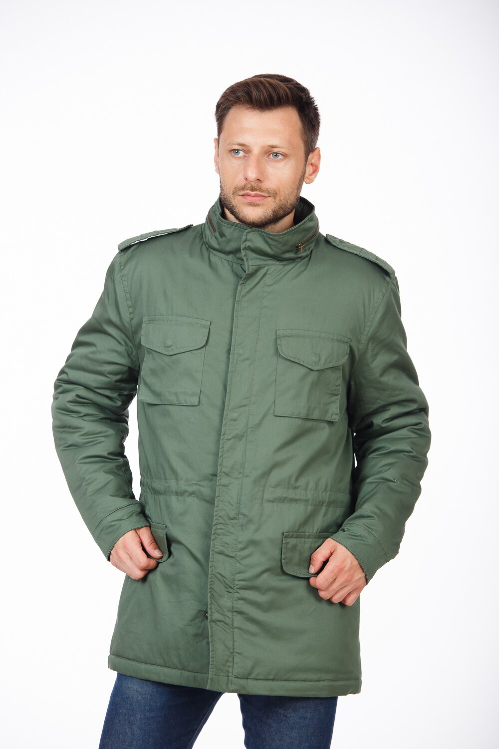 Geaca BE YOU model army, Kaki