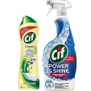 Pachet curatenie Cif Anticalcar 750Ml + Cif Lemon 500Ml Pachet curatenie Cif Anticalcar 750Ml + Cif Lemon 500Ml
