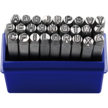 Set poansoane alfabet, 10 mm, BGS Set poansoane alfabet, 10 mm, BGS