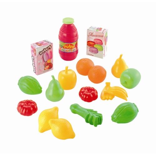 Set Ecoiffier Legume si Fructe in Saculet