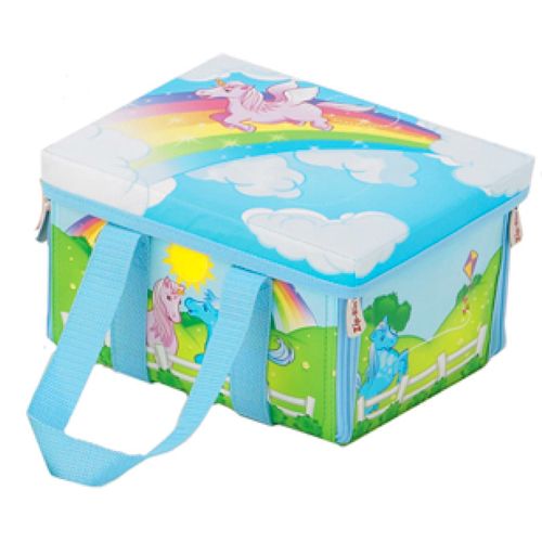 Neat-Oh - Cutie si Jucarie 2 in 1 ZipBin Unicorn