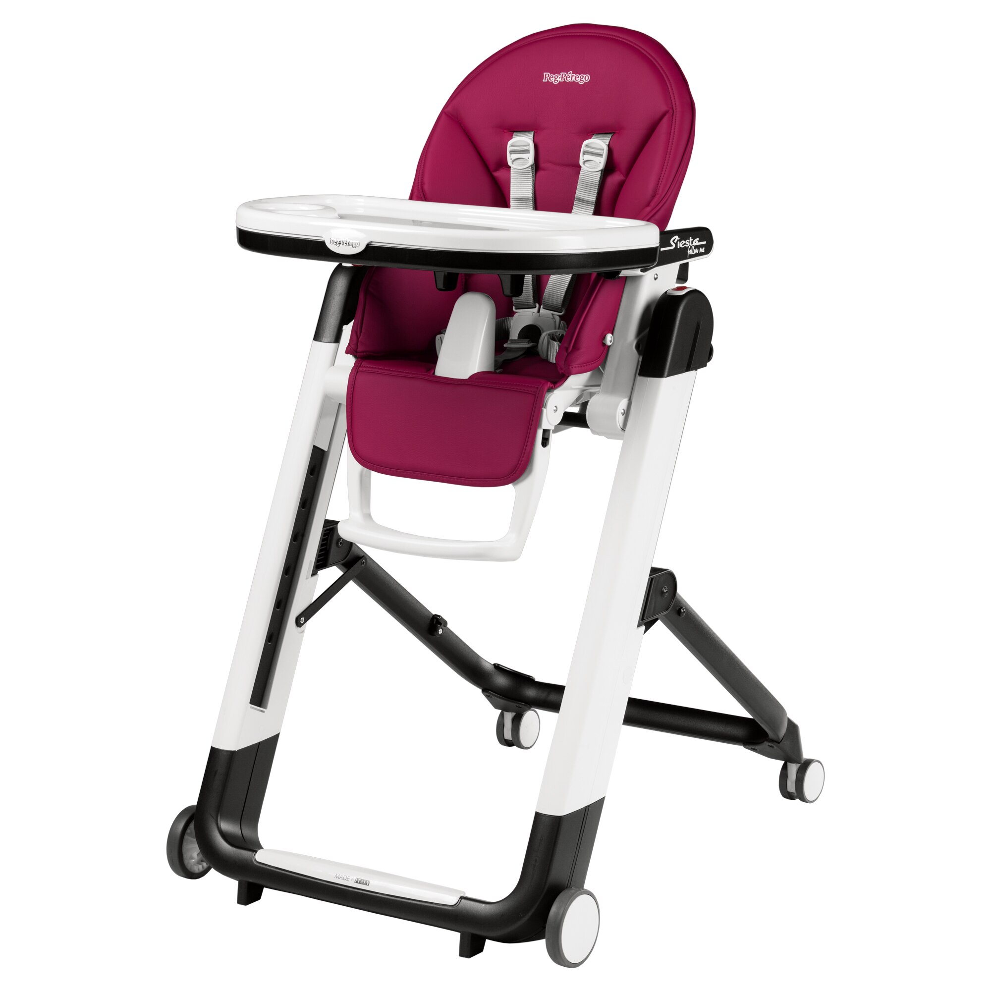 Scaun de masa 2 in 1 Peg Perego Siesta Follow Me, Visiniu