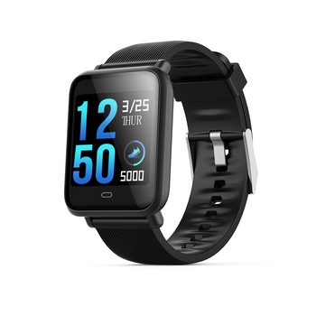 Ceas Smartwatch si Bratara Fitness QFit Nine 2018 , Cu Monitorizare Puls ,Pasi , Calorii , Notificare Mesaje , IP67 Waterproof , Culoare Negru , Alaturi de Bratara de Rezerva CADOU ! Ceas Smartwatch si Bratara Fitness QFit Nine 2018 , Cu Monitorizare Puls ,Pasi , Calorii , Notificare Mesaje , IP67 Waterproof , Culoare Negru , Alaturi de Bratara de Rezerva CADOU !