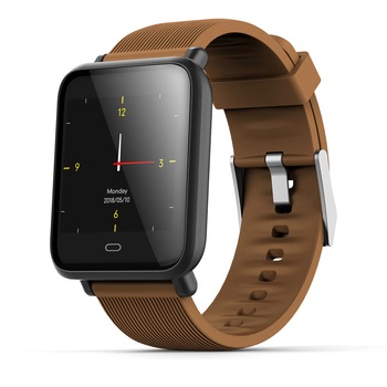 Ceas Smartwatch si Bratara Fitness QFit Nine 2018 , Cu Monitorizare Puls ,Pasi , Calorii , Notificare Mesaje , IP67 Waterproof , Culoare : Maro , Alaturi de Bratara de Rezerva CADOU ! Ceas Smartwatch si Bratara Fitness QFit Nine 2018 , Cu Monitorizare Puls ,Pasi , Calorii , Notificare Mesaje , IP67 Waterproof , Culoare : Maro , Alaturi de Bratara de Rezerva CADOU !