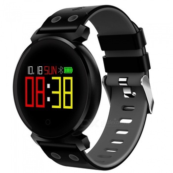 Ceas Smartwatch si Bratara Fitness Kinetic 2 2018 , Cu Monitorizare Puls ,Pasi , Calorii , Notificare Mesaje , IP68 Waterproof , Culoare : Negru Ceas Smartwatch si Bratara Fitness Kinetic 2 2018 , Cu Monitorizare Puls ,Pasi , Calorii , Notificare Mesaje , IP68 Waterproof , Culoare : Negru